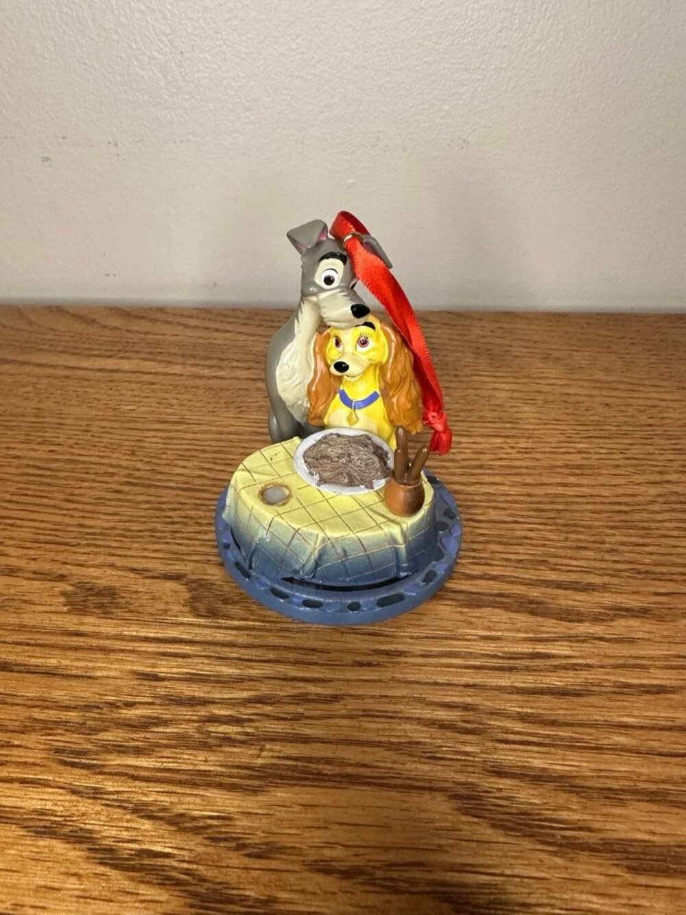 Disney Sketchbook Lady And The Tramp Spaghetti Dinner christmas Ornament